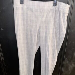 Gray Plaid Pants